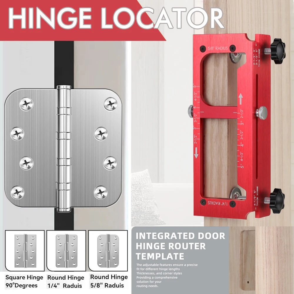 Door Hinge Locator & Drilling Jig