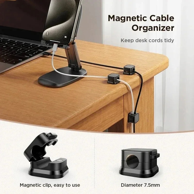 Adhesive Magnetic Cable Clips