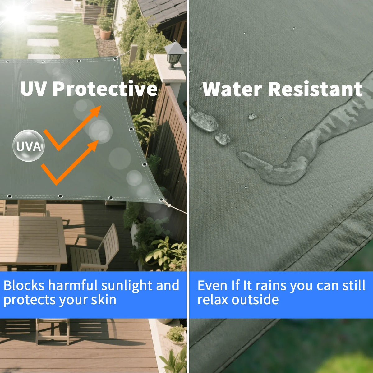 Waterproof UV Sun Shade Sail