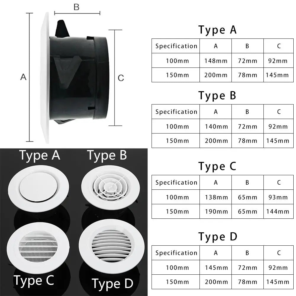 Round Air Vent Cover